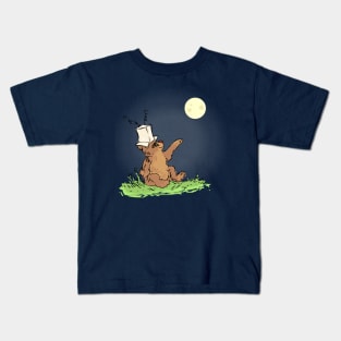 Little Bear Goes to the Moon Kids T-Shirt